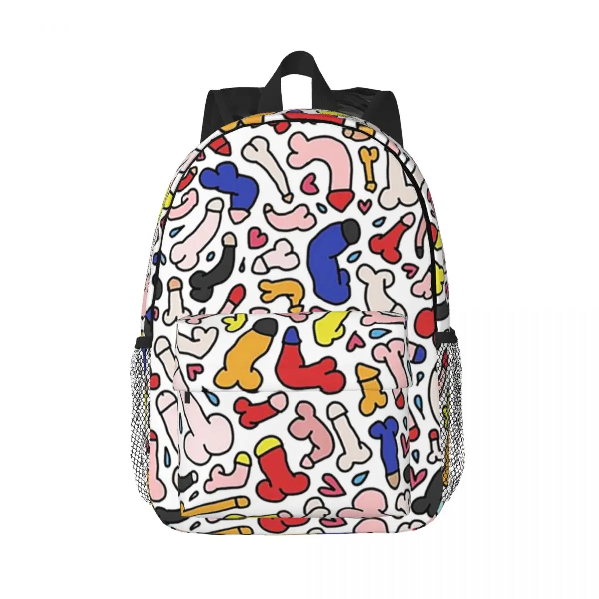 Penis Retro 1 Backpacks Teenager Bookbag Cartoon Children School Bags Travel Rucksack Shoulder Bag Large Capacity