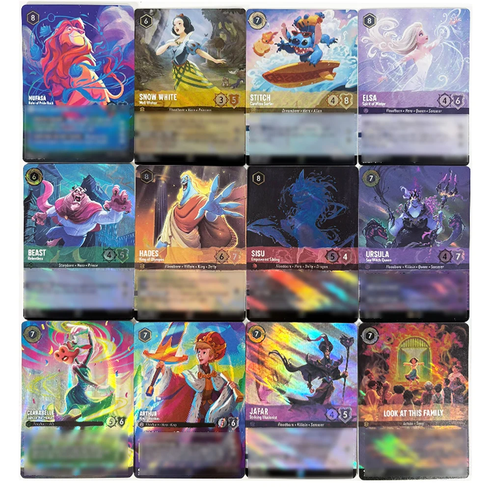 Карты Lorcana TCG Игровые карты Фольга Первая глава Зачарованный