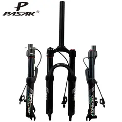 Mountain Bike Front Fork 20 Inch 24 Inch Air Fork Aluminum Alloy Disc Brake 100mm Quick Release Shoulder Wire Controlled Locking