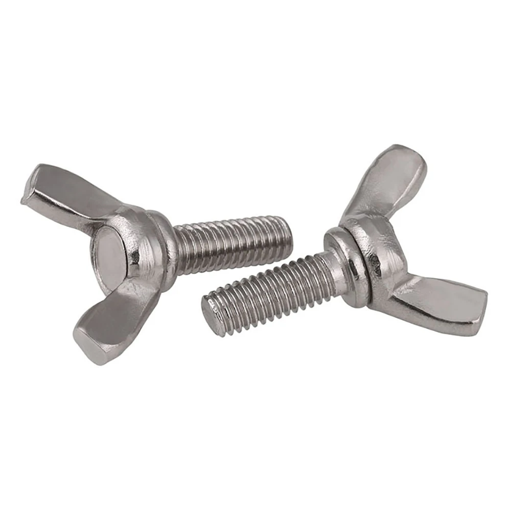 Weiyi 3/16-24 BSW 1/4-20 5/16-18 UNC DIN316 SUS304 A2 Edelstahl-Flügelschrauben, handfest anzuziehende Schmetterlingsbolzen für DIY-Projekte – Detail 6