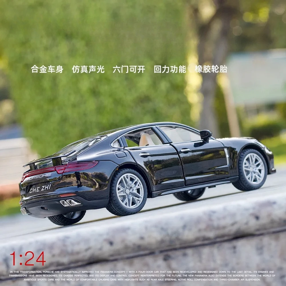 1:24 Panamera Supercar Alloy Metal Diecast Model Car Home Trendy Ornaments And Computer Desktop Decoration Collection