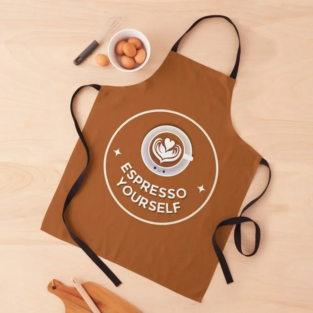 

Espresso - Espresso Yourself Apron christmas Costume Waiter Korean Apron