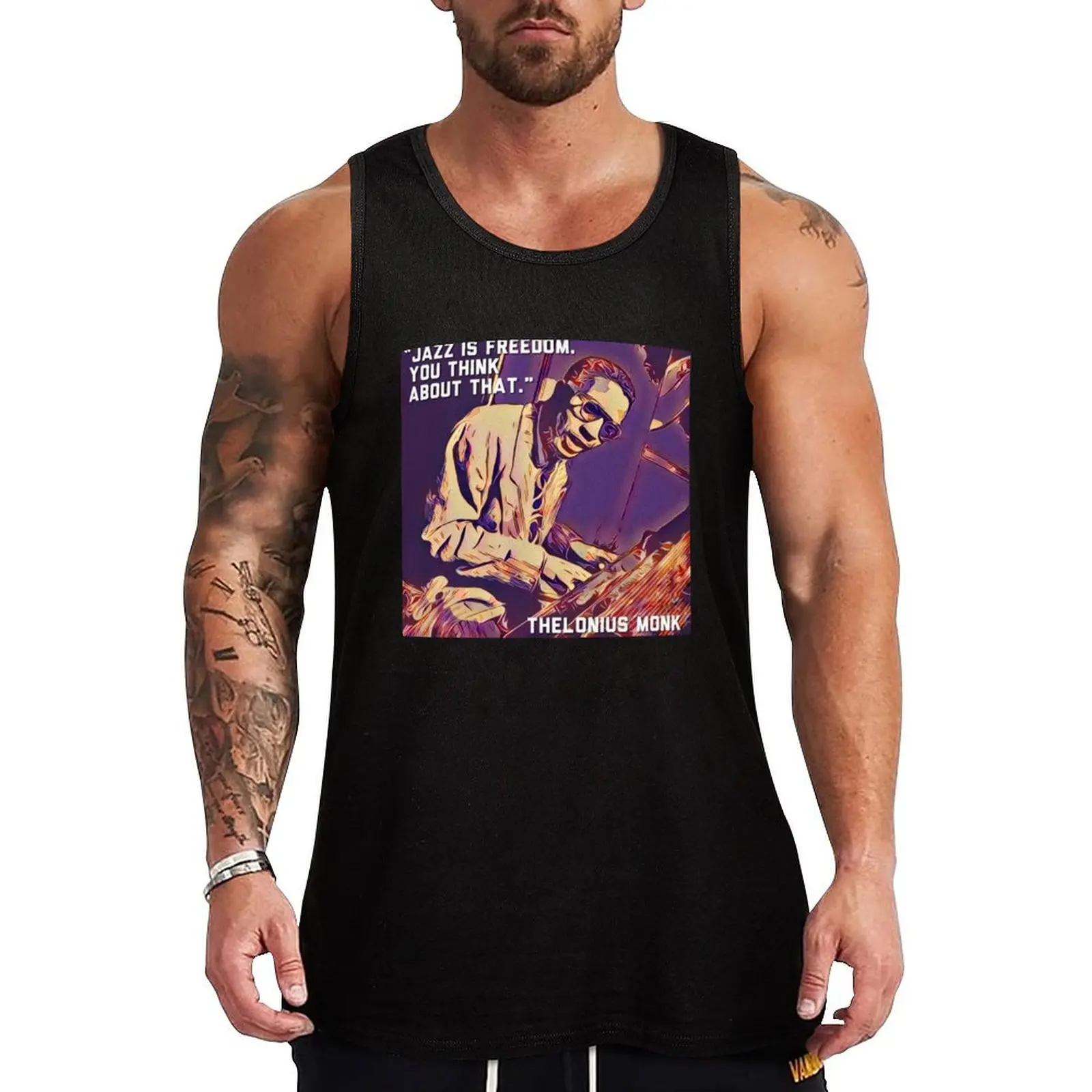

Monk Tank Top Jogging Tank Top Quick Dry Breathable Sleeveless Shirt