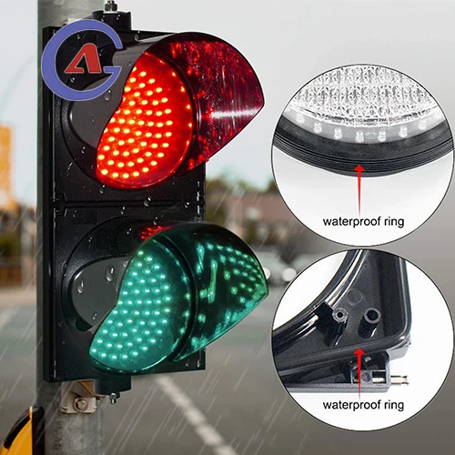 Semáforo LED de señal de tráfico de 200 mm