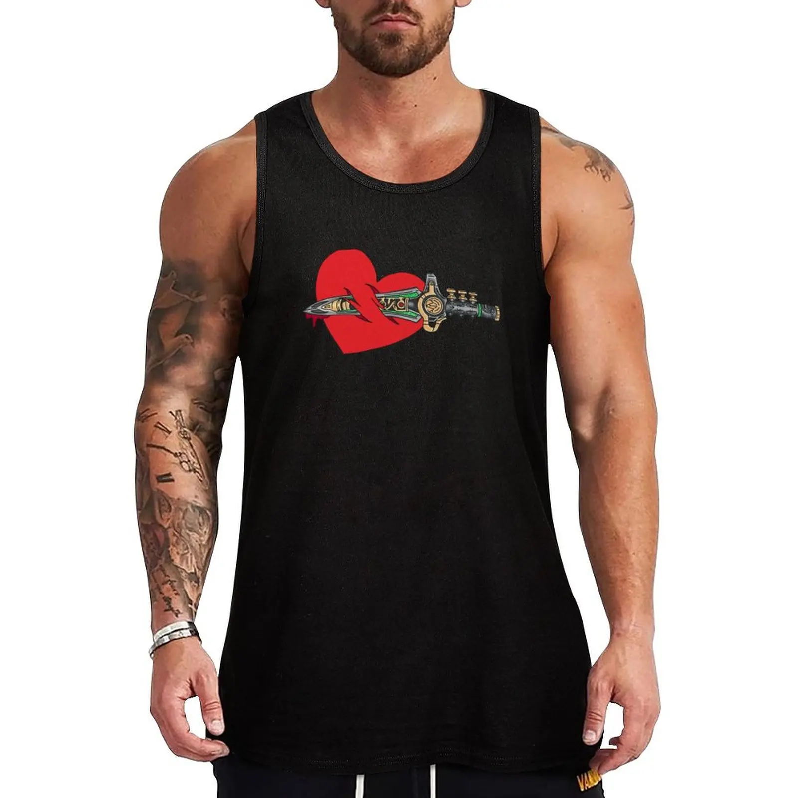 Green Ranger Tank Top Gym Training Tank Top Quick Dry Athletic Sleeveless