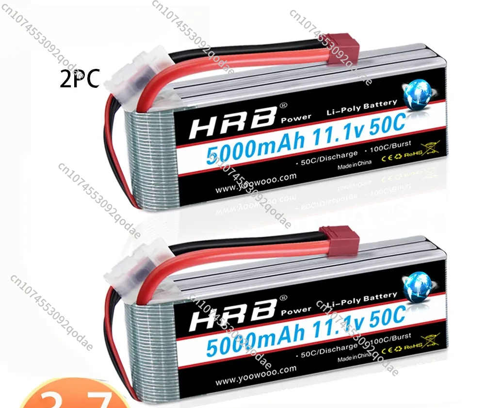 2PCS  2S 3S 4S 6S Lipo Battery 11.1v 1300mah 1500mah 2200mah 4000mah 5000mah RC   with Deans xt60 Plug for  Toys