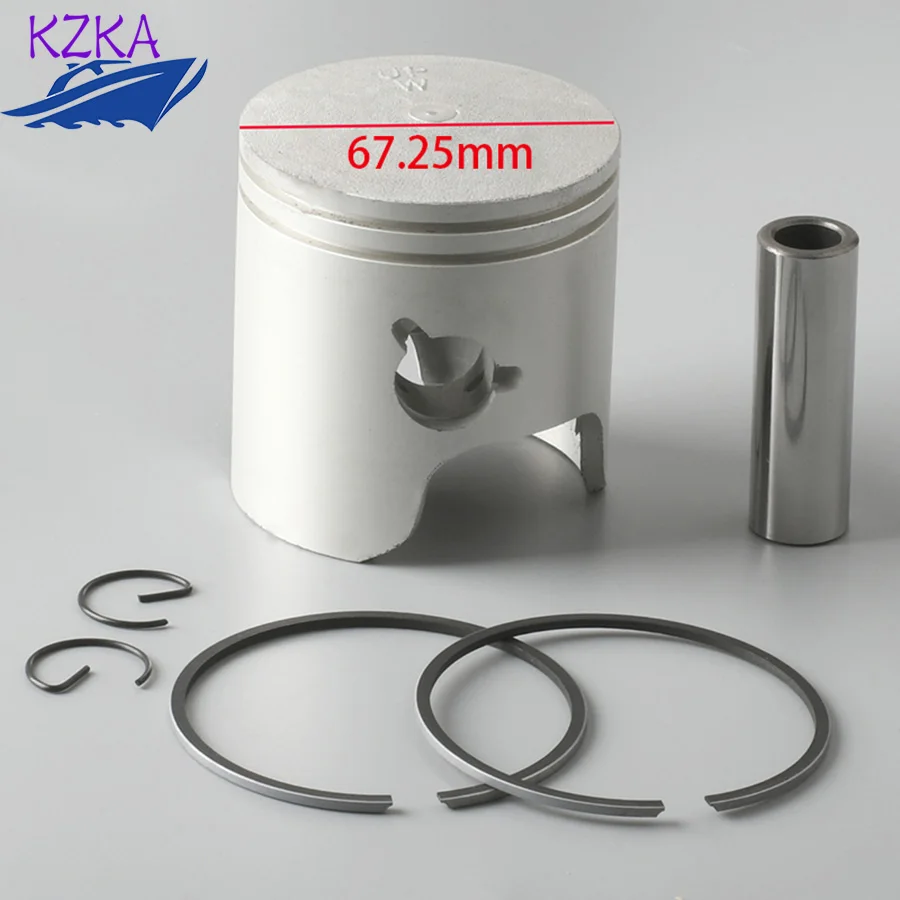

Outboard Piston set (0.25Mm O/s) 6H4-11635-01-00 for Yamaha 2 stroke 25HP 40HP 50HP 6H4-11635 6H4-11635-01 Boat Engine
