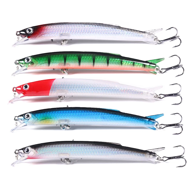 NEWUP floating minnow  wobbler trout Minnow bait diving deep 0.2-0.8M long cast pesca fishing spinning lure 12cm-10.5g