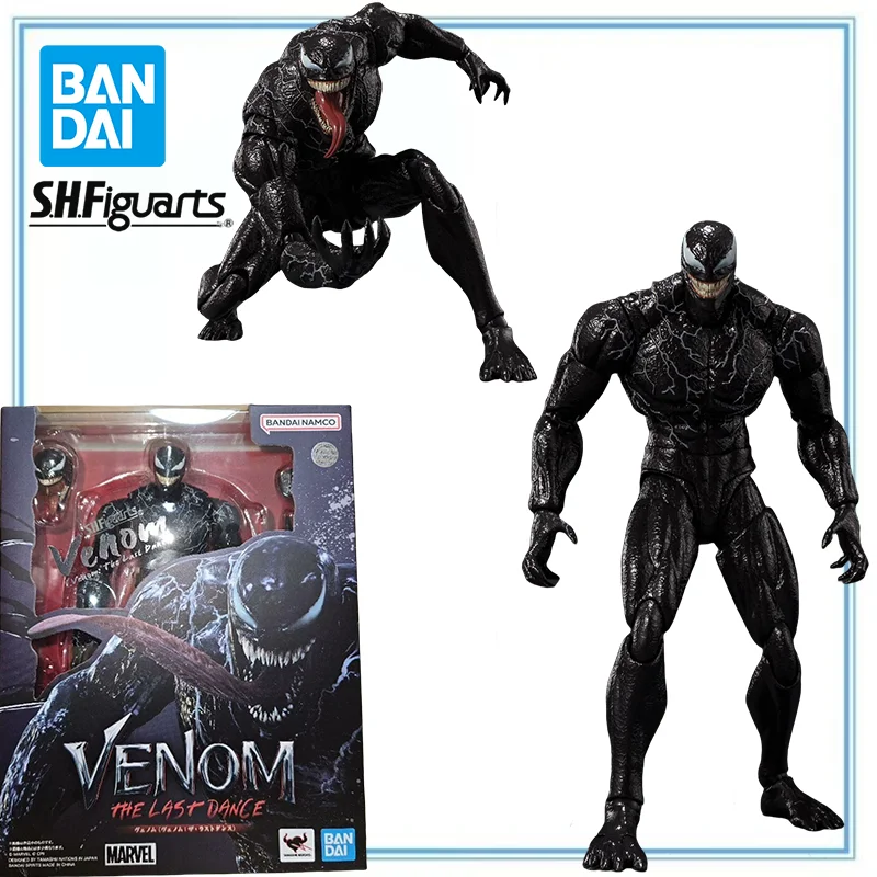 

BANDAI SPIRITS Original in Stock Venom: The Last Dance Venom S.H.Figuarts Anime Cartoon Garage Kit Action Figure Gifts Toys
