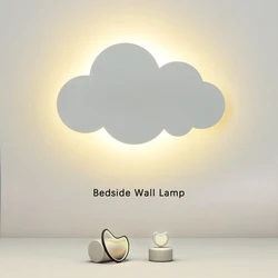 LED Cloud Wall Lamp Baby Room Sconce Wall Lamps Living Bedroom Children's Bedside Lights Indoor Decor Lighting Hallway Lamp
