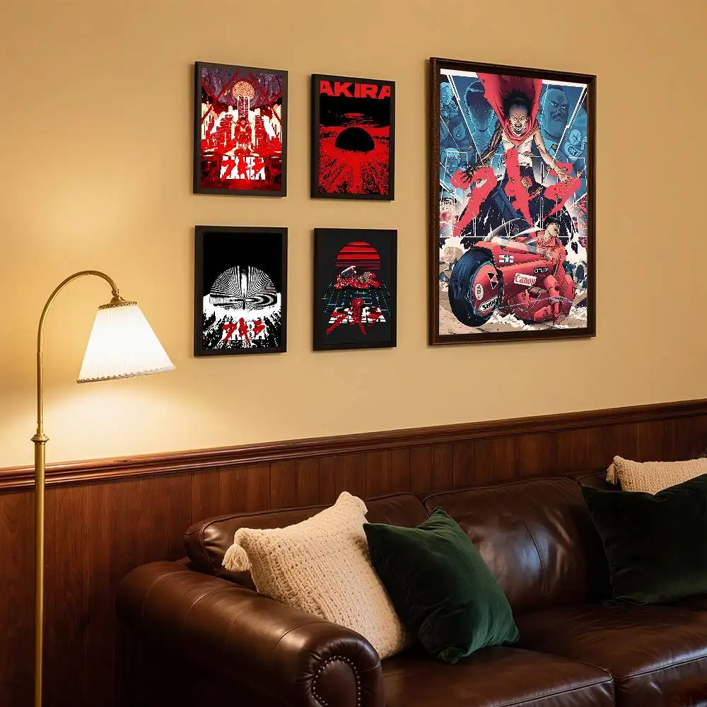 1 قطعة أكيرا الكلاسيكية اليابان الكرتون أنيمي الفيلم المشارك ذاتية اللصق الفن ورق مقاوم للماء ملصق مقهى بار غرفة جدار ديكور