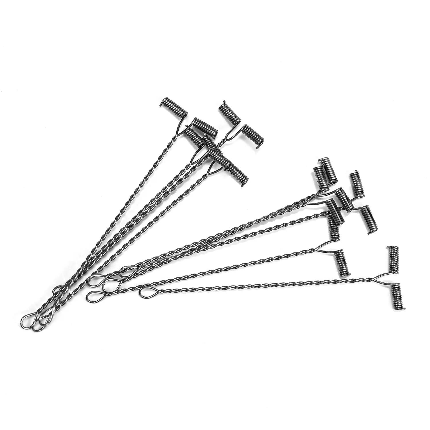 30Pcs Hängenden Ring T-Förmigen Anti-Tangle Edelstahl Halterung Angeln Balance Rigs Haken Angeln Draht Arm angelgerät – Detail 5