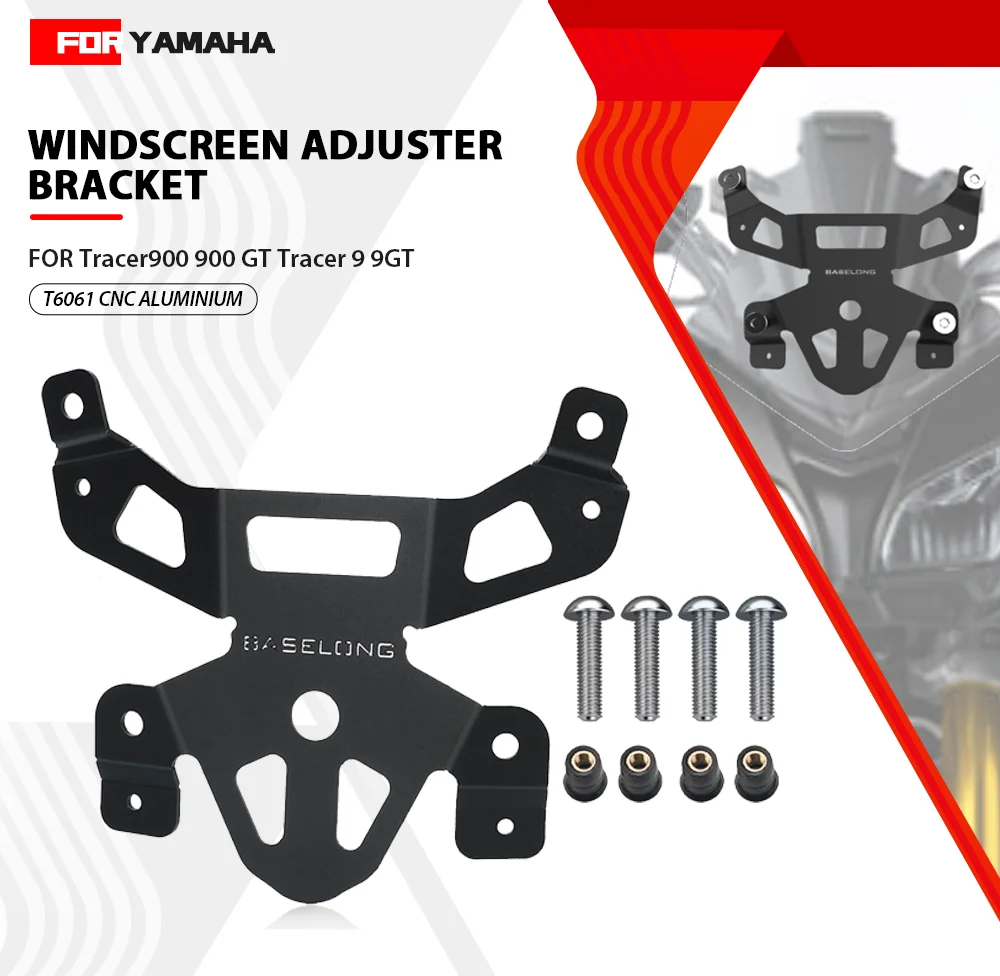 

2024 New Accessories For Yamaha Tracer 900 / 900 GT / Tracer 9 / 9 GT 2018-2023 Motorcycle Parts 30mm Riser Windshield Bracket