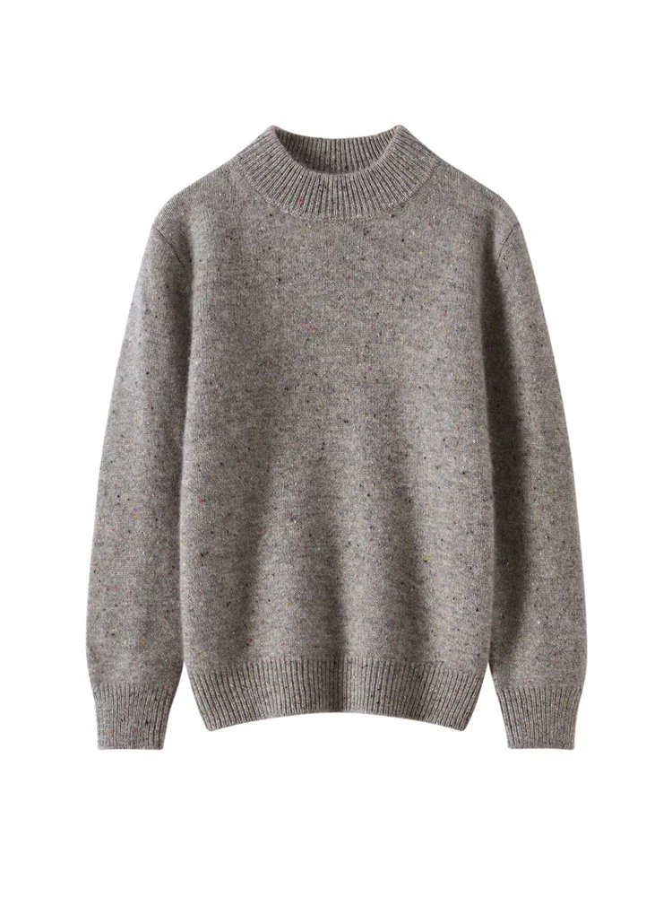 Daily Warm Children's Sweater 100% Cashmere Sweater Pullover Boys Girls Knit Autumn Winter Kids Clothing Casual Thicked Interior