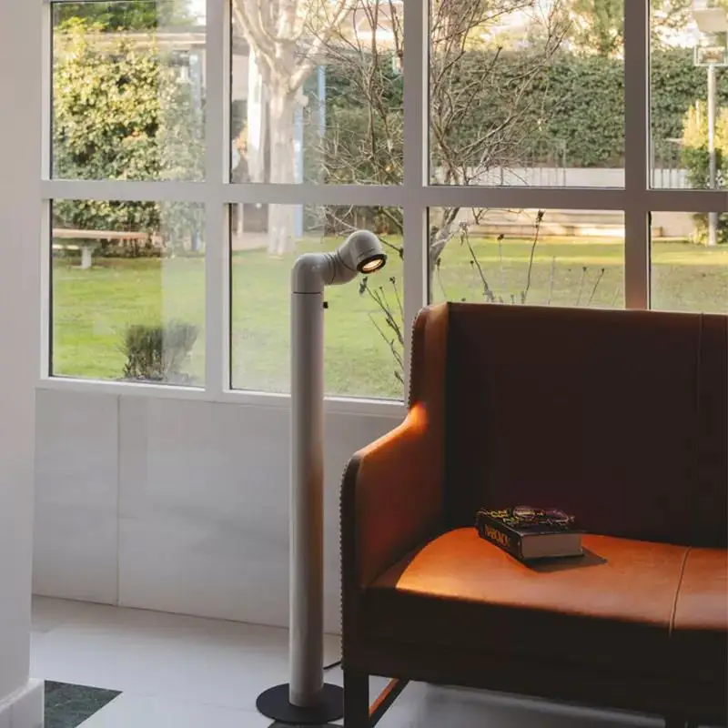 

Spanish designer modern minimalist water pipe floor lamp