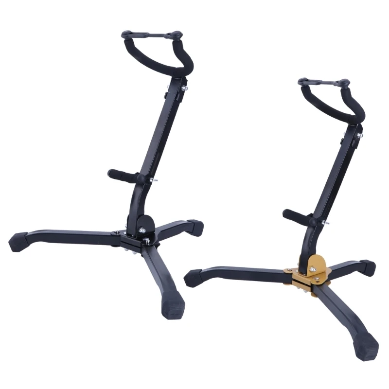 

Adjusted Tenors Saxophone Stand Foldable Metal Tripod Saxophone Holder Base for Saxophone Wind Instrument Accessory