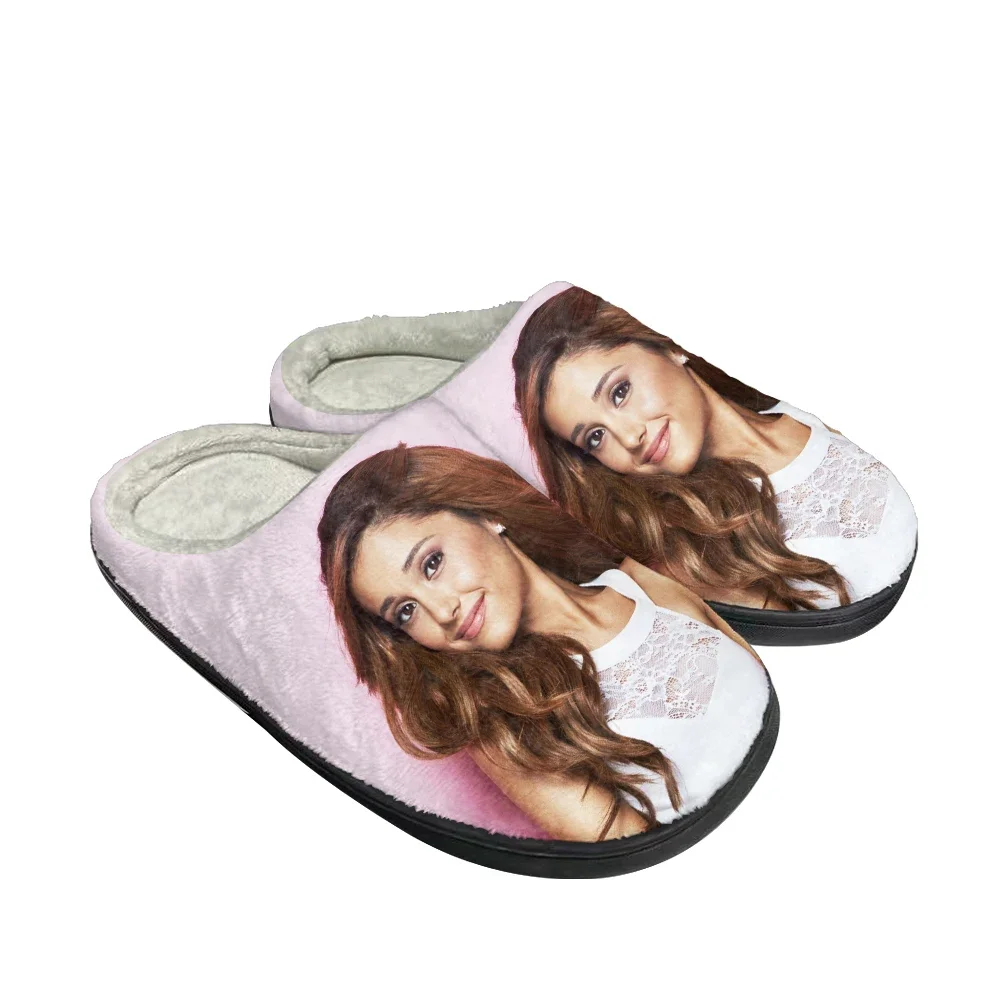 

Hot Ariana Latest Fashion Cotton Custom Slippers Mens Womens Sandals Plush Casual Keep Warm Shoes Thermal Comfortable Slipper