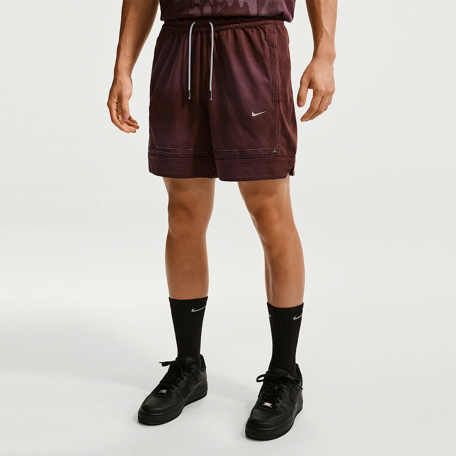 Nike genuine men's running and fitness training breathable lace up sports shorts IM5328-652