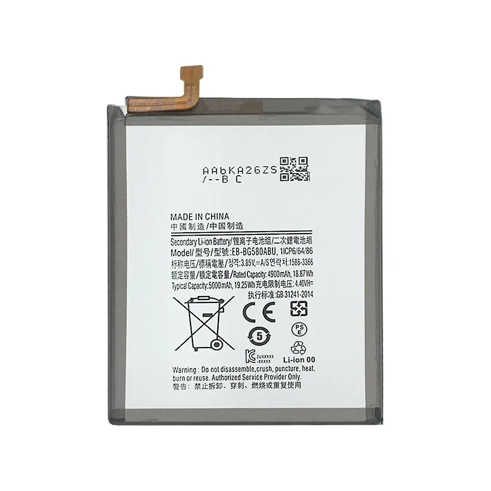 EB-BG580ABU Battery For Samsung Galaxy M20 M30 M205 M205FN M205C M205M M305G M305 A40S M205F Replacement Phone Bateria