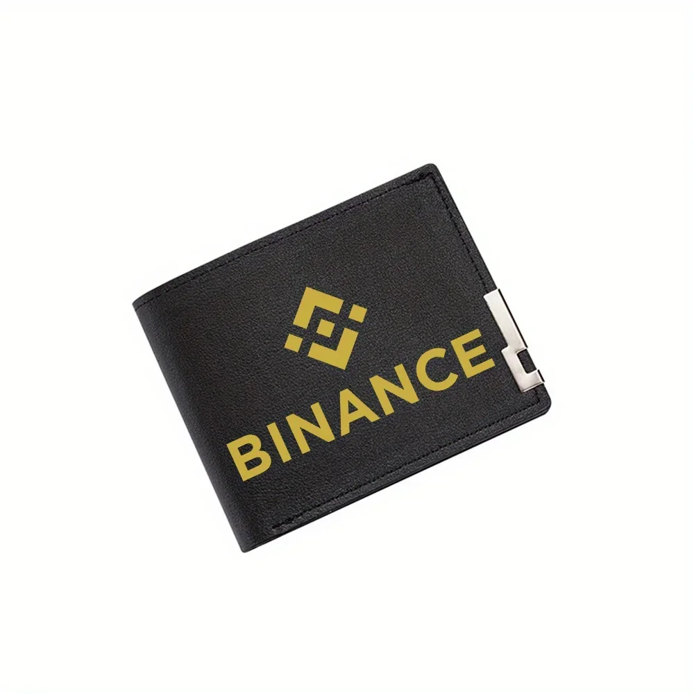 

Binance logo with geometric symbol Men's Wallet Printing Design Simple Modern Stylish Business Father's Boyfriend's Christmas Lo