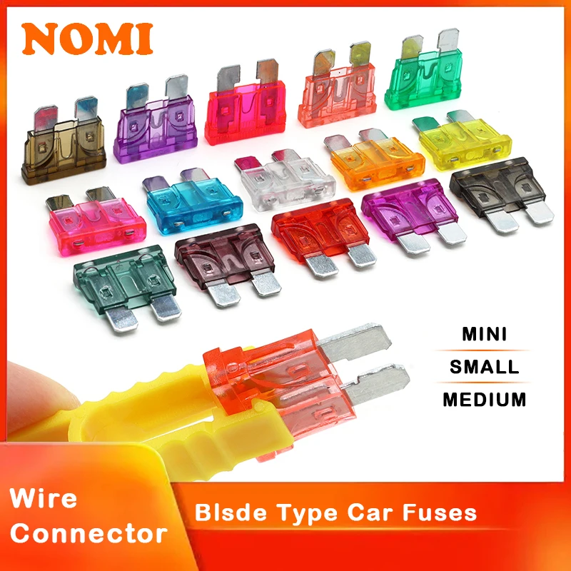 

Car Fuses Automotive Blade Type 1~50A Mini Small Medium 12v DC Automatic Truck Blade Fuse Insurance Insert Auto Accessories