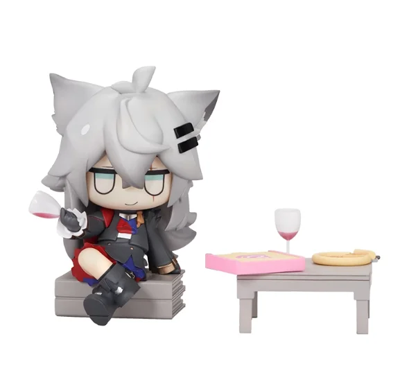 Ufficiale Arknights Lappland the Decadenza Texas the Omertosa Q versione Cosplay Anime figura modello decorazione del desktop Regalo di Natale