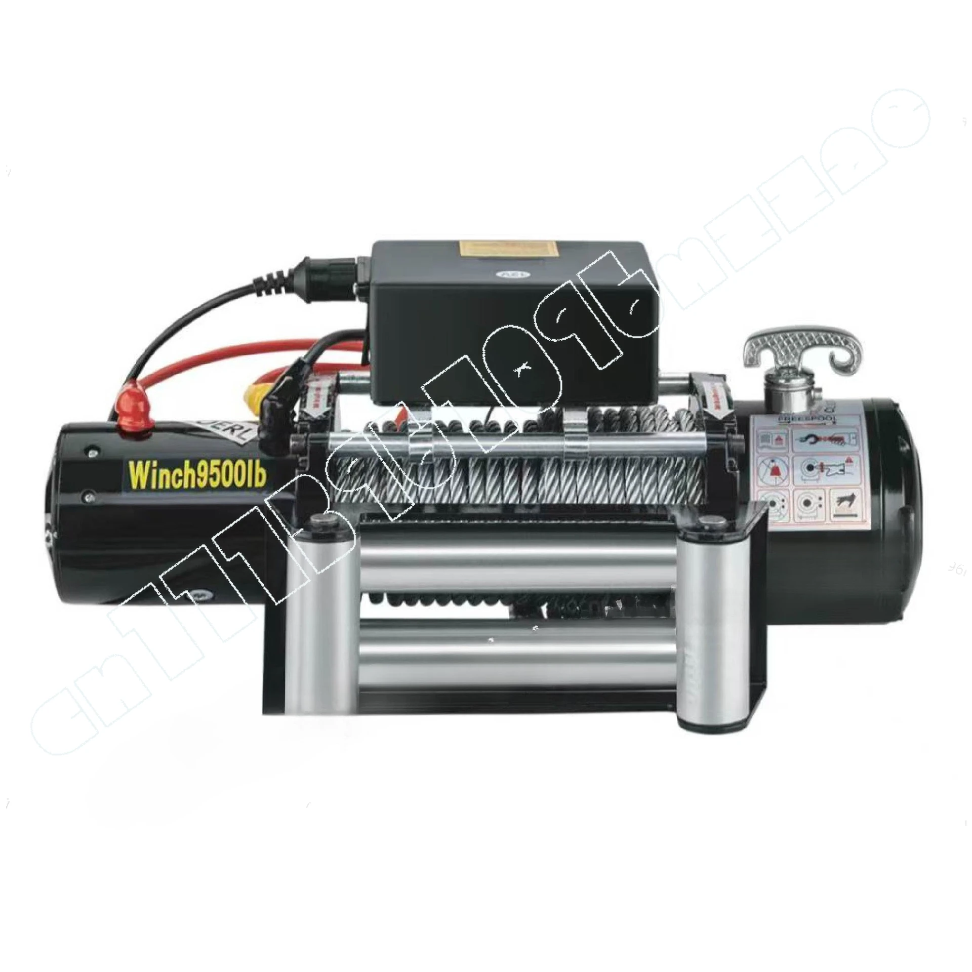 12V Electric Winch Cross-border Rescue 24v Truck Trailer Wire Rope Winch Electric