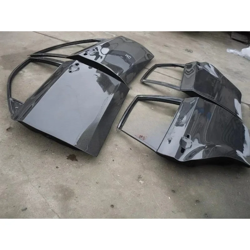 Carbon fiber rear and front 4 2008 + Impreza Hatchback GRB WRX STI 10th