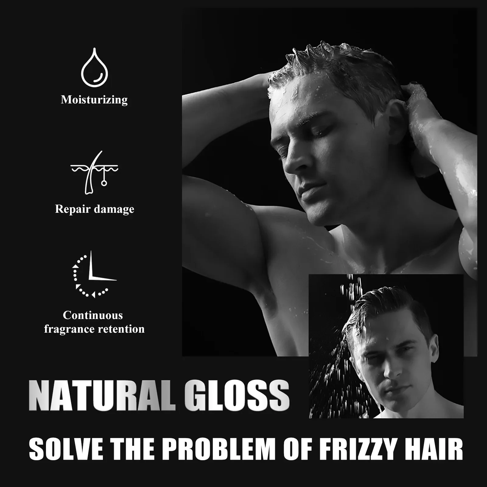 Fluffy Hair Styling Spray Long-Lasting Volumizing Curly Hair Building Hairstyle Quick Styling Hair Thickening Magic Spray 100ml