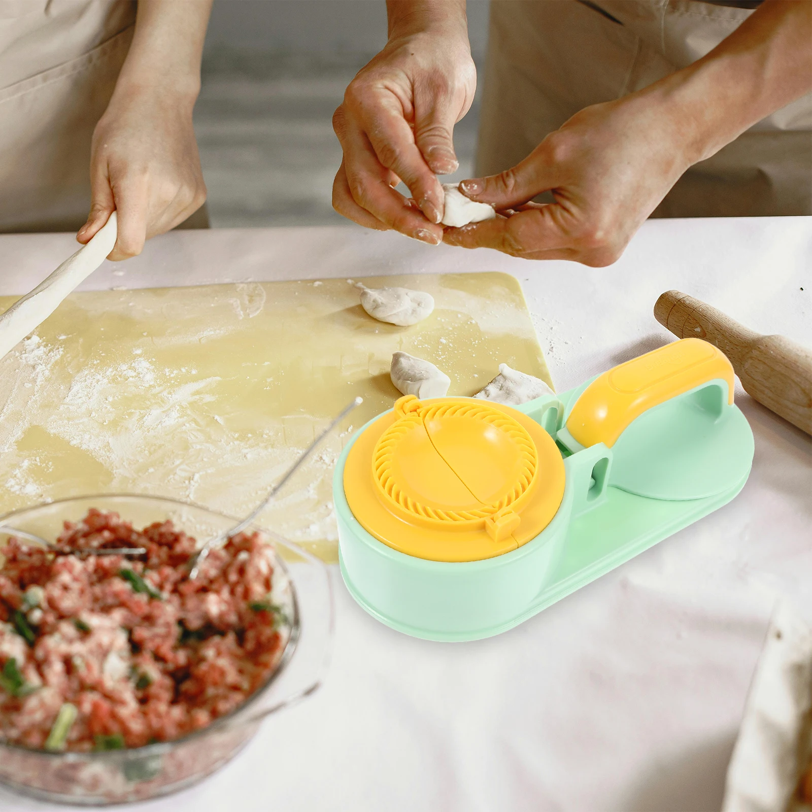 

Skin Press Mold Dough Pressing Tool Dumpling Maker Wrapper Dumplings Mould Accessories Practical Presser
