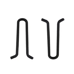 3000pcs Carp Fishing Tackle Terminal Matt Black Lead Weight Mould Eye Loops Clips Bent Head U-shape Clip Fishing Goods Pesca