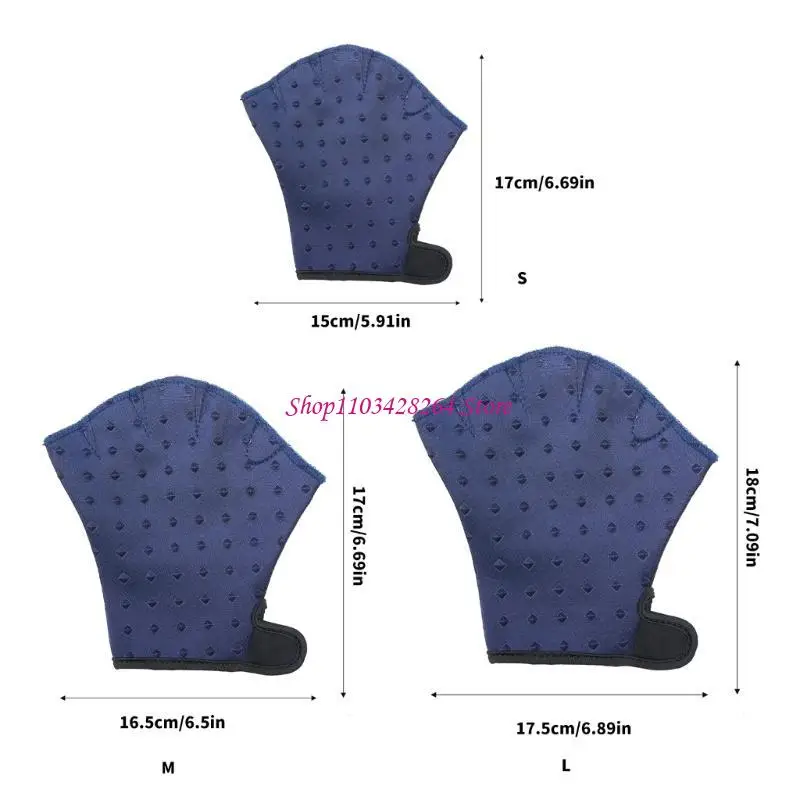 Water Aerobics Swimming Gloves Webbed Gloves for Kids Swimming Water Activity
