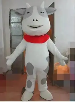 Nuovo adulto Halloween natale Halloween bella mucca Mascotte Fancy Cartoon Mascotte Costume peluche Fancy Dress Costume della Mascotte