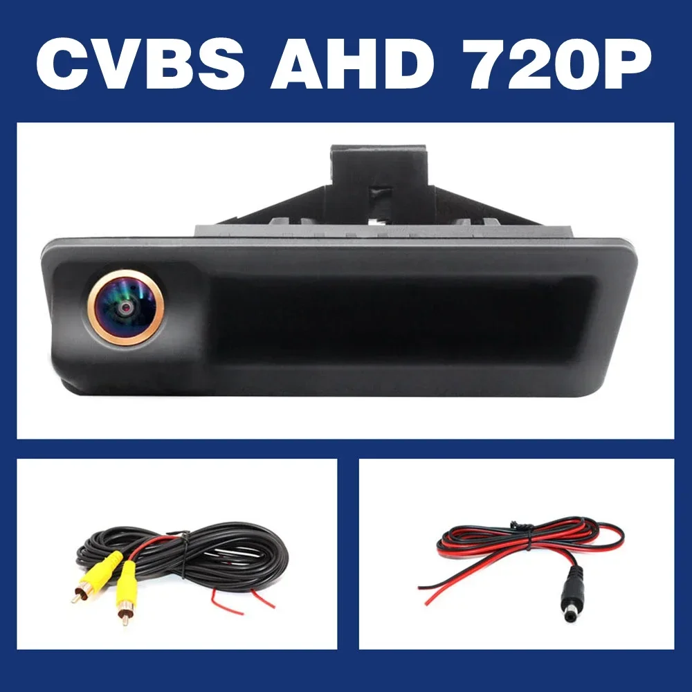Fahrzeug AHD 1080P Reverse Backup Stamm Griff Kamera Für BMW E60 E39 E90 E82 E61 X1 E84 X5 E70 E92 E91 3/5 Serie E88 E93 X6 Auto