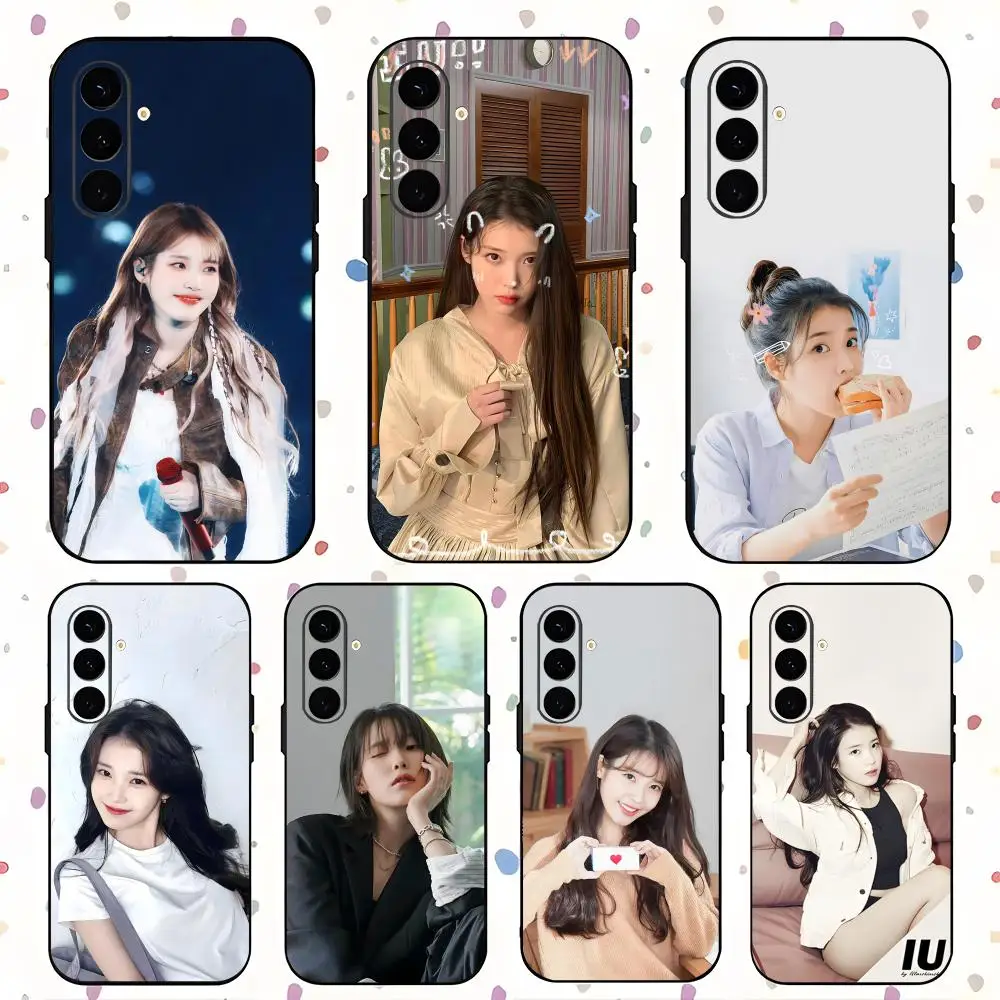 Phone Female Case For Samsung Galaxy S26 S25 Star S24 S23 singer Super Lu S22 S21 Plus Ultra Note20 Soft Black