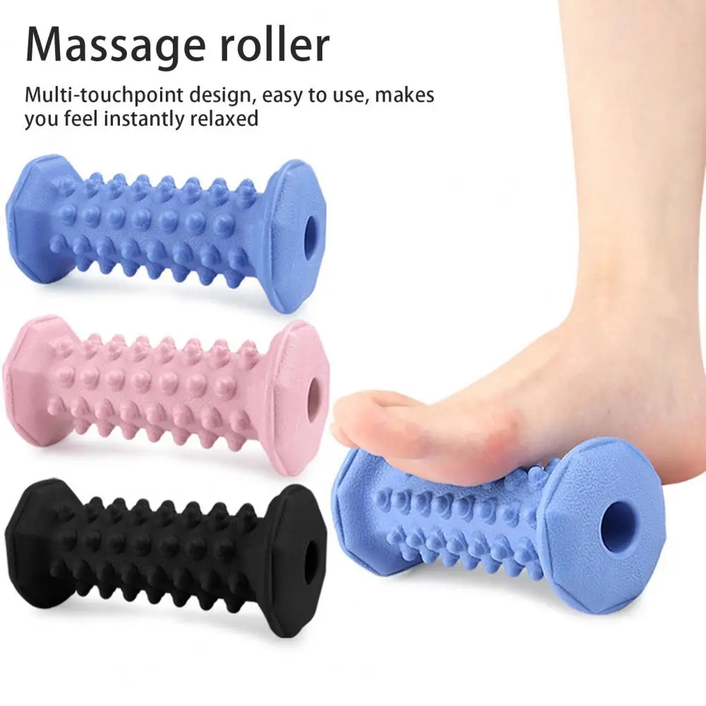 15*7.5cm Foot Massage Roller Plantar Fasciitis Muscle Sore Foot Arch Physical Therapy Fascia Roller Stick Shaft TPR Rolling Pin