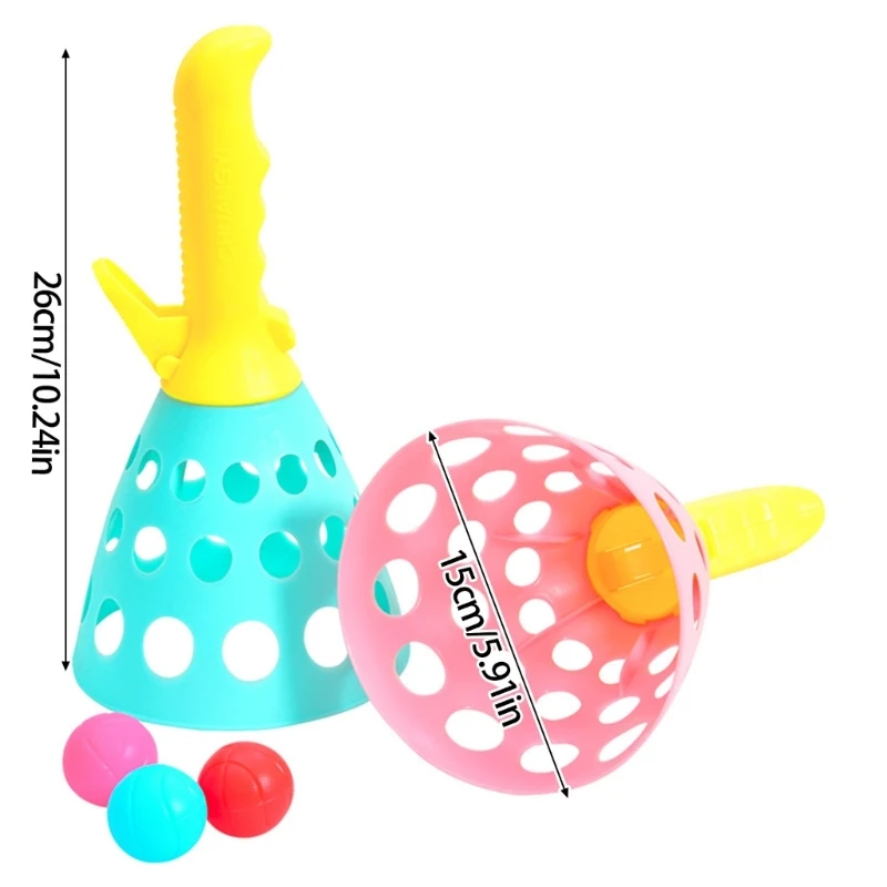 2-teiliges elastisches Sprungball-Set, die motorische Entwicklung anregt, einfache Aktivitätsspielzeug für Kinder,