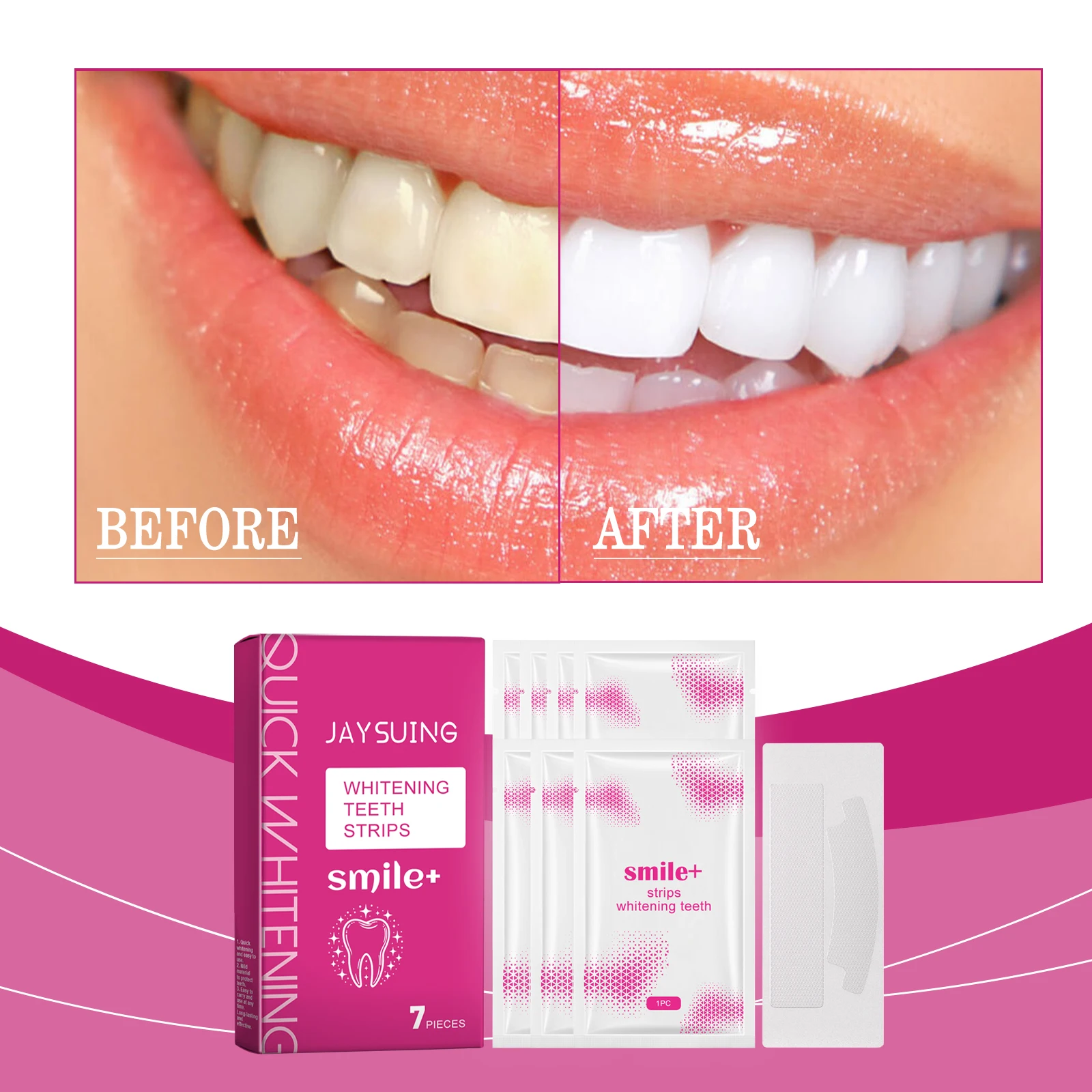 Parches para dientes amarillos, limpieza de higiene bucal, aliento fresco, limpieza profunda de dientes amarillos, suciedad, ilumina los dientes, pegatinas de Gel, parche para el cuidado Dental