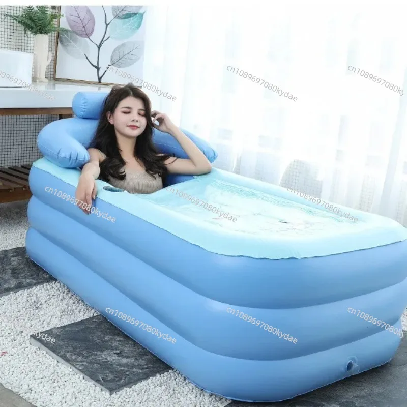 Durable Adult Warm Bathtub  Antifreeze Crack Thickened Warm Folding Bath Bucket Bath