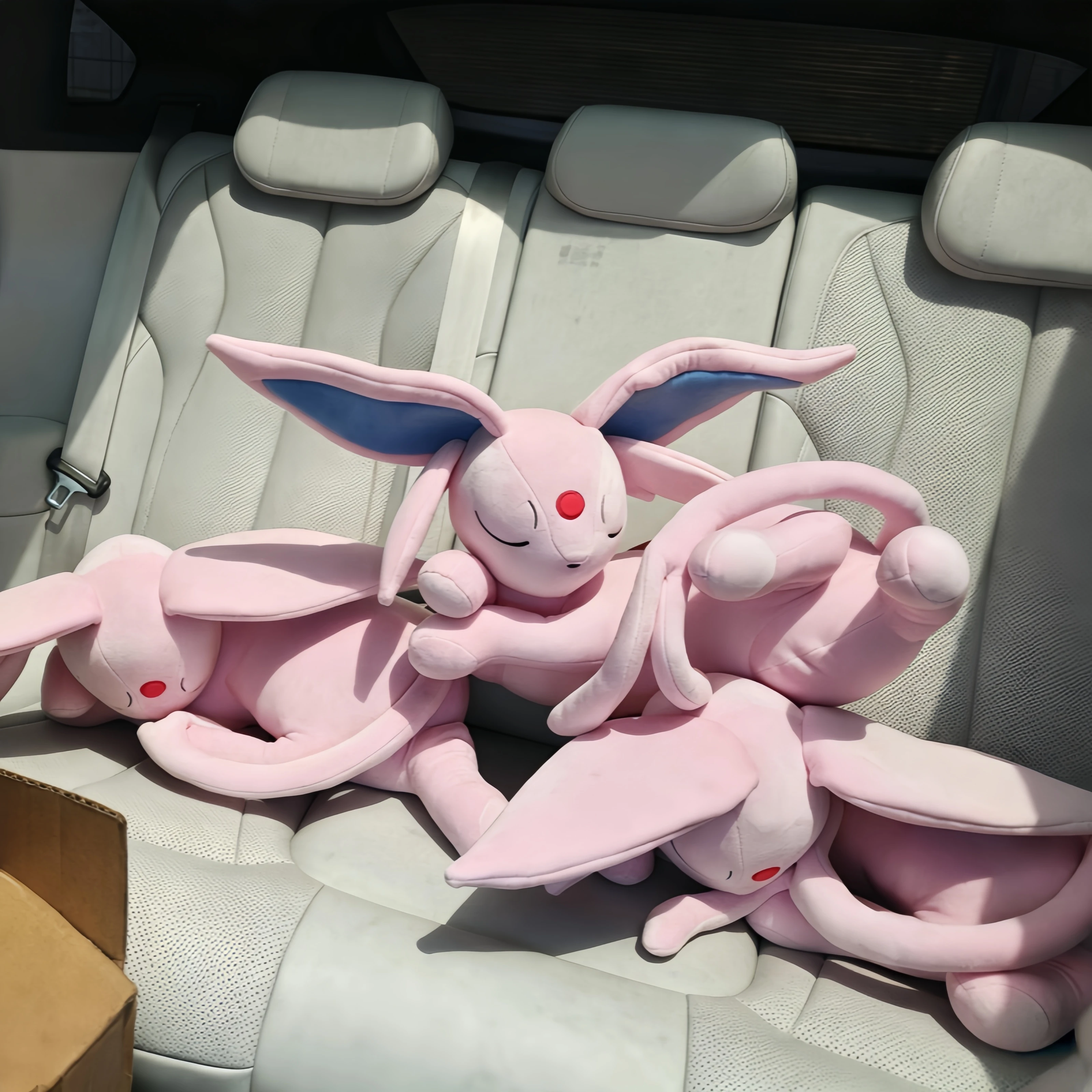 Peluches de la Serie Sleep Espeon de Pokémon: Eevee, Umbreon, Espeon, Sprigatito, Glaceon, Sylveon, Muñecos de Peluche, Decoración para Coche, Juguetes, Regalo de Anime