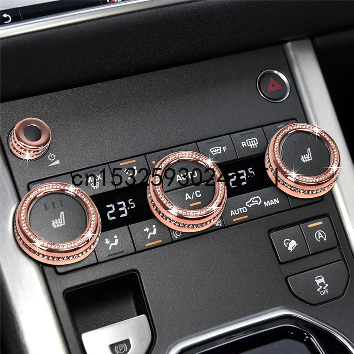 

Для Ленд Ровер Range Rover Sport (Land Rover Range Rover Sport Evoque декоративный стикер для интерьера декоративное кольцо центральной Управление объем кондиционера ручка