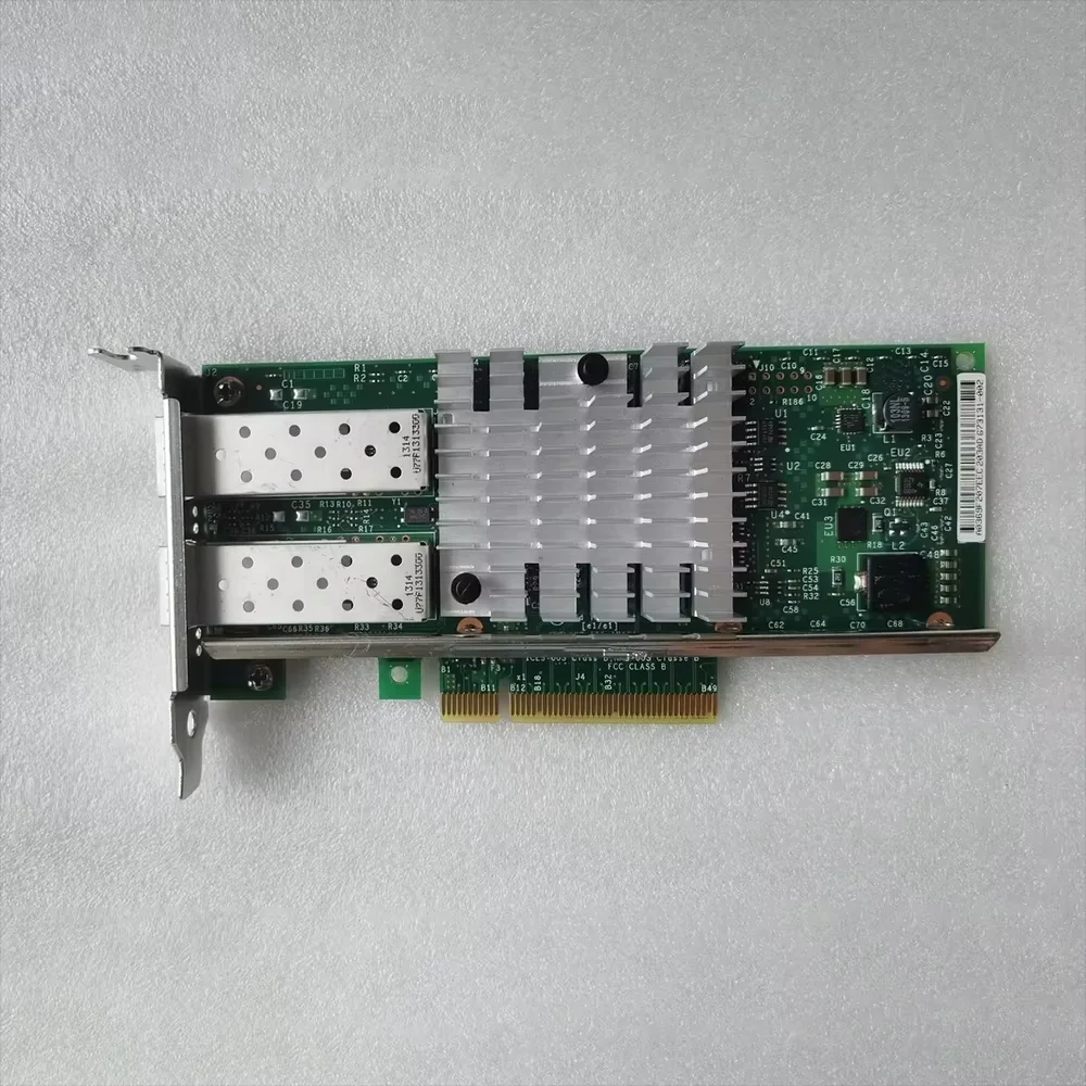 Network Card Dual Port 10G Fiber Optic 82599ES X520-DA2 0XYT17 0942V6