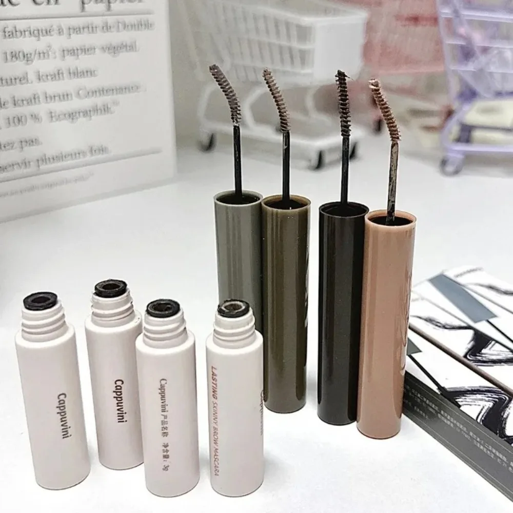 Crème de teinture naturelle longue durée pour sourcils, séchage rapide, Gel de teinture imperméable, teinte marron et gris, rehausseur de sourcils, maquillage, cosmétiques