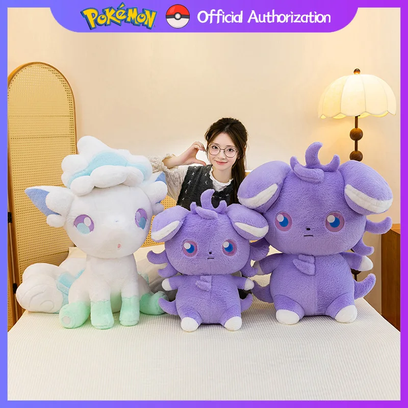 Pokemon Espurr 40CM-80CM Plush Toy Cute Cartoon Vulpix Stuffed Doll Anime Pokémon Festival Souvenir Kawaii Birthday Gift