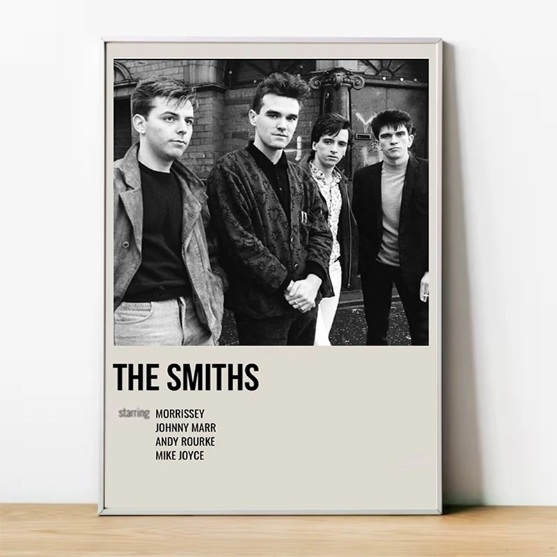 

Rock Band The Smiths Retro Poster Bedroom Decoration Decorative Wall Prints Posters for Room Home Decorations Art Mural Painting