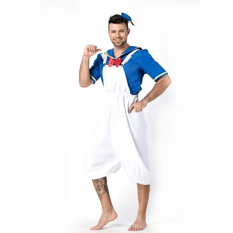 도널드 두 코스프레 로우린 의상 테마 공연 댄스 의상 부모 자녀 만화 의상 전통 중국 축제