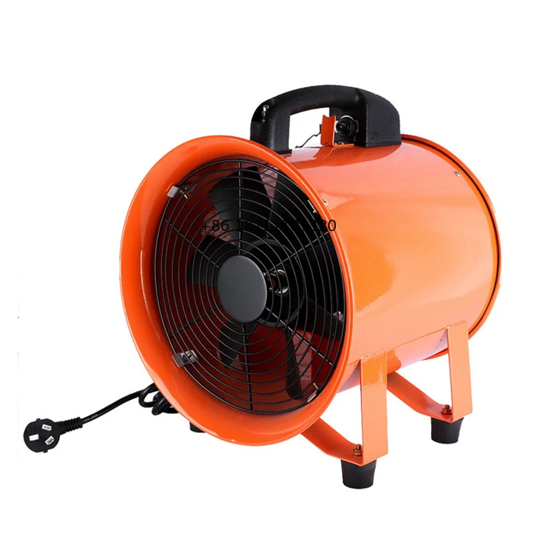 24 Inch 600mm 7 Aluminum Blade High Speed Industrial Portable Ventilating Exhaust Axial Flow Fan