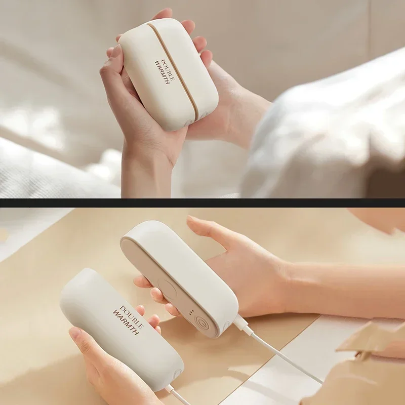 Youpin Xiaomi Ogrzewacze do rąk Magnetyczne, ładowane, elektryczne, przenośne mini ogrzewacze do rąk Szybkie ogrzewanie Kompaktowy podgrzewacz kieszonkowy Zima