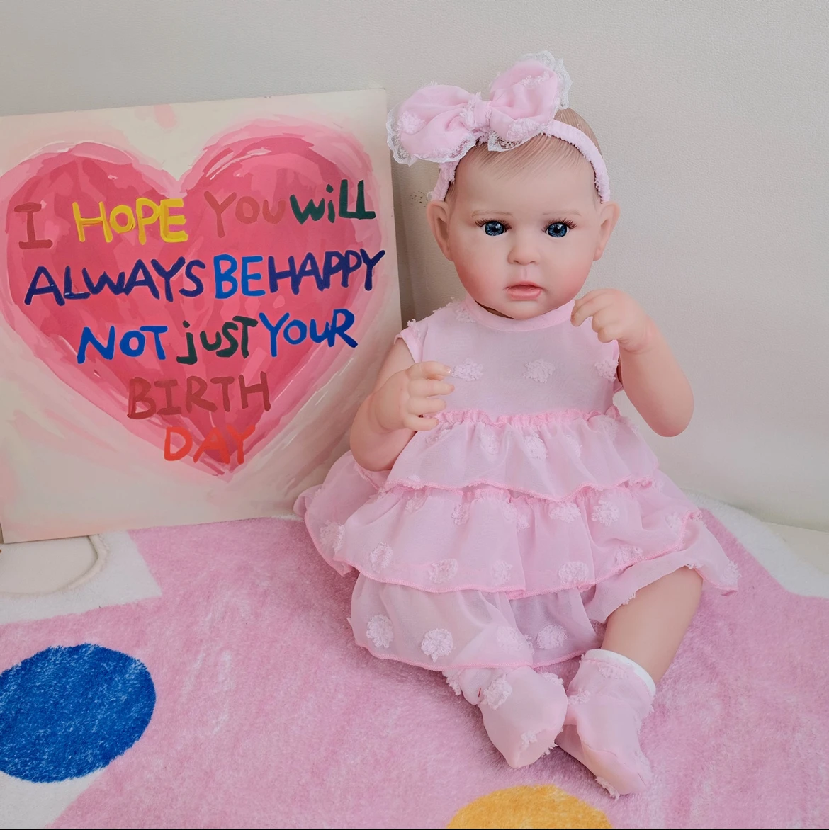 Bambola rinata realistica da 19 pollici Isla - Vinile realistico da collezione artigianale, regalo per ragazze