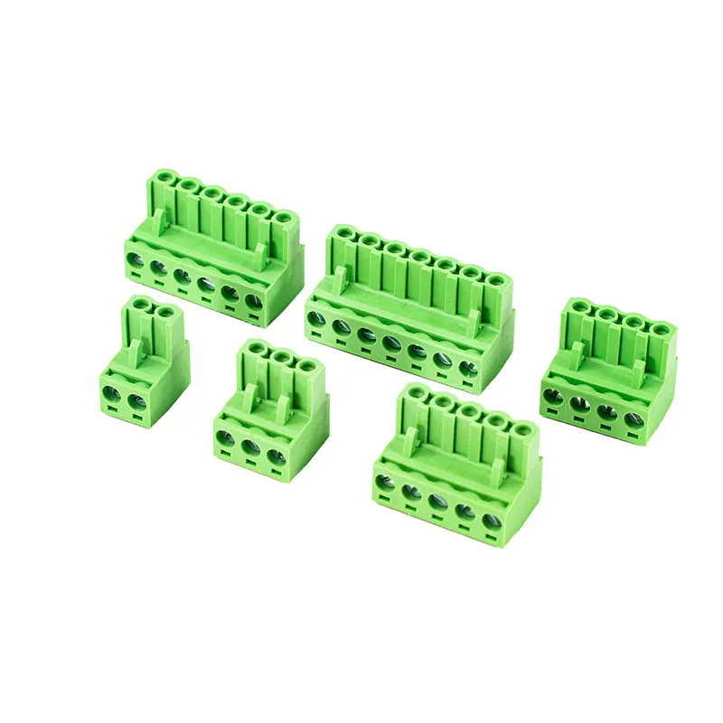 나사 없는 플러그인 5.0mm 그린 터미널 2-16P | V0 PA66 난연성 | 패널 & 전원 시스템 | 니켈-구리 접점